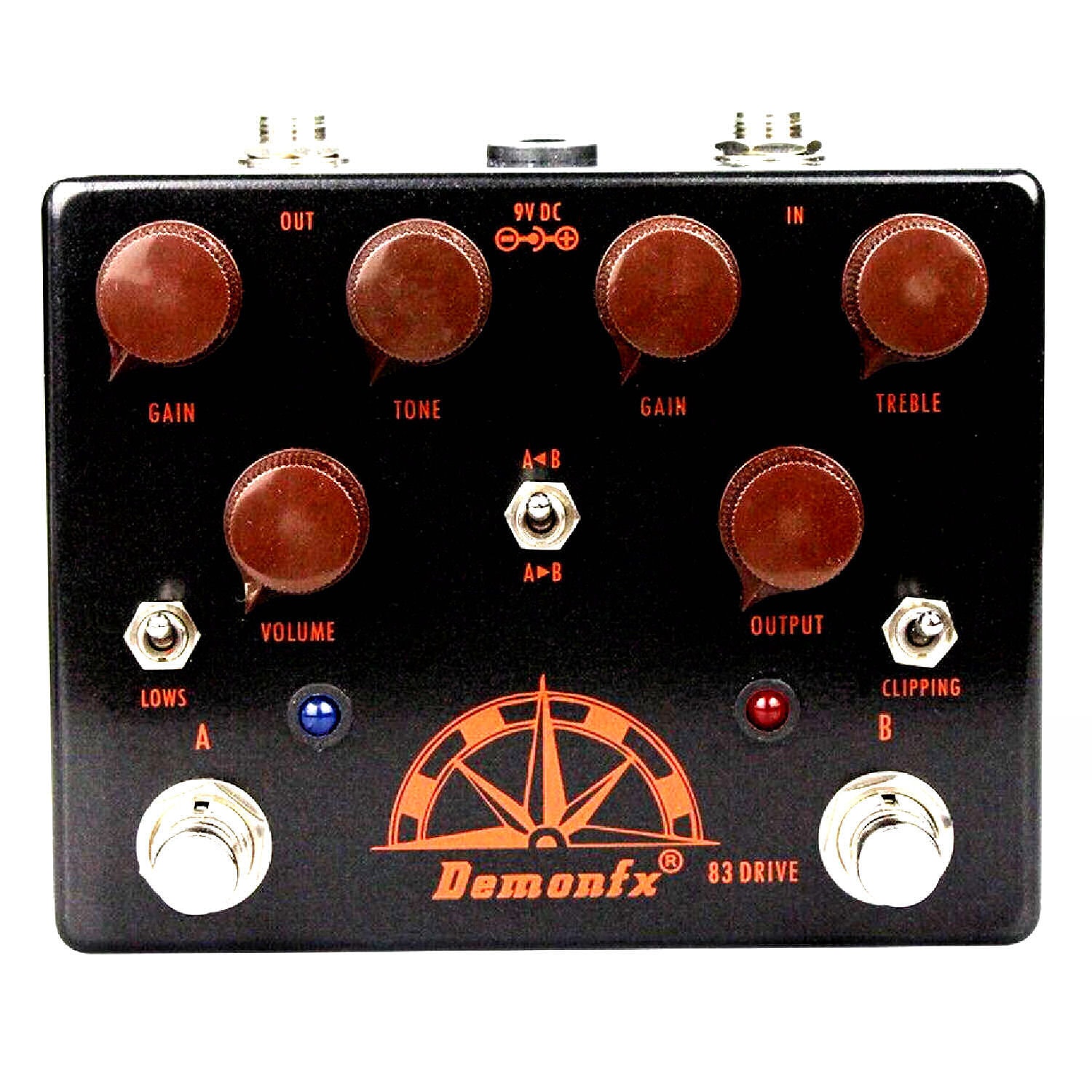 Demonfx 83 DRIVE Guitar Effect Pedal Overdrive BLUES BREAKER