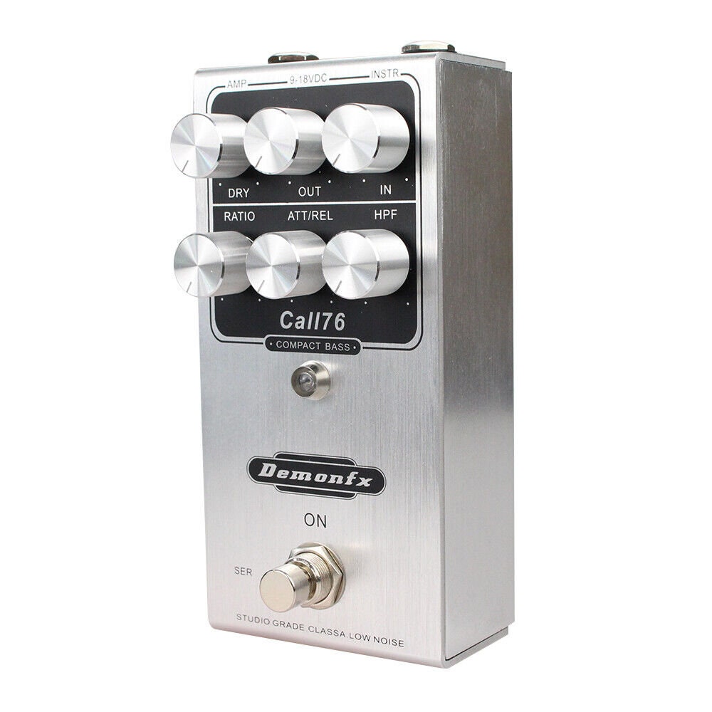 【超美品】高級品クローン Demonfx Cali76 COMPACT BASS Demonfx CALL76 コンパクトベースコンプレッサーエフェクトペダル