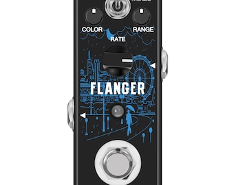Pulse Technology Flanger Vintage Analog Flanger w/ Static Filter Guitar Pedal