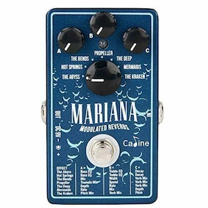 Caline CP-507 &quot;MARIANA&quot; Reverb Modulation Multi Effect Guitar Pedal