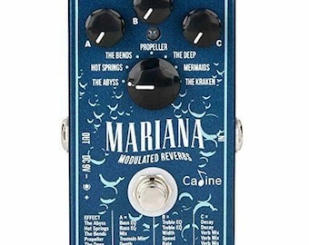 Caline CP-507 "MARIANA" Reverb Modulation Multi Effect Guitar Pedal