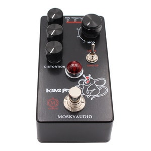 Mosky King Rat Guitar Effect Pedal Fuzz Distortion Volume Filter Distortion image 7