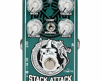 CALINE CP-509 STACK Attack Overdrive and Compressor Guitar Effect Pedal