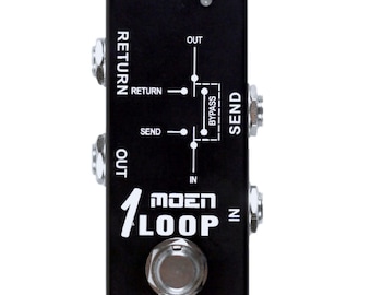 MOEN NLP1 One Loop Mini Guitar Single Loop Routing Pedal Routing Effects 1 Loop