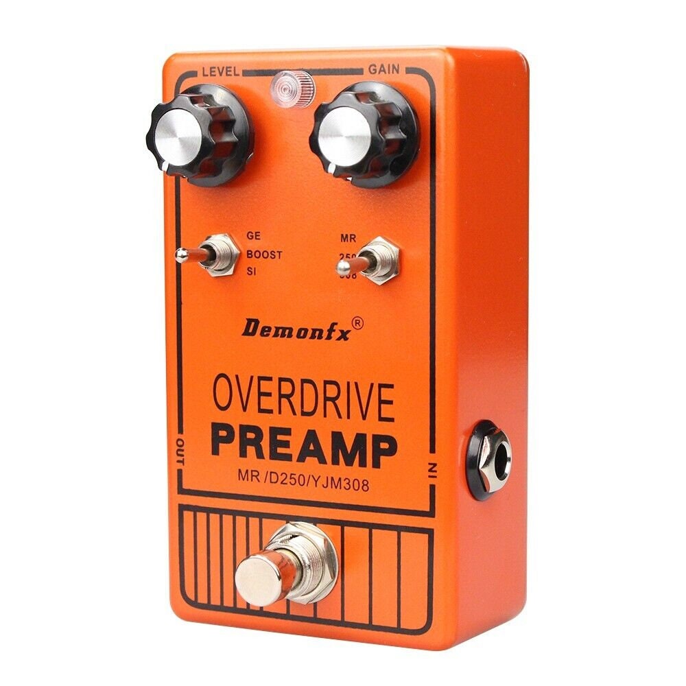 Demonfx YJM308 Multi Toggle Overdrive Preamp Guitar Effect Pedal