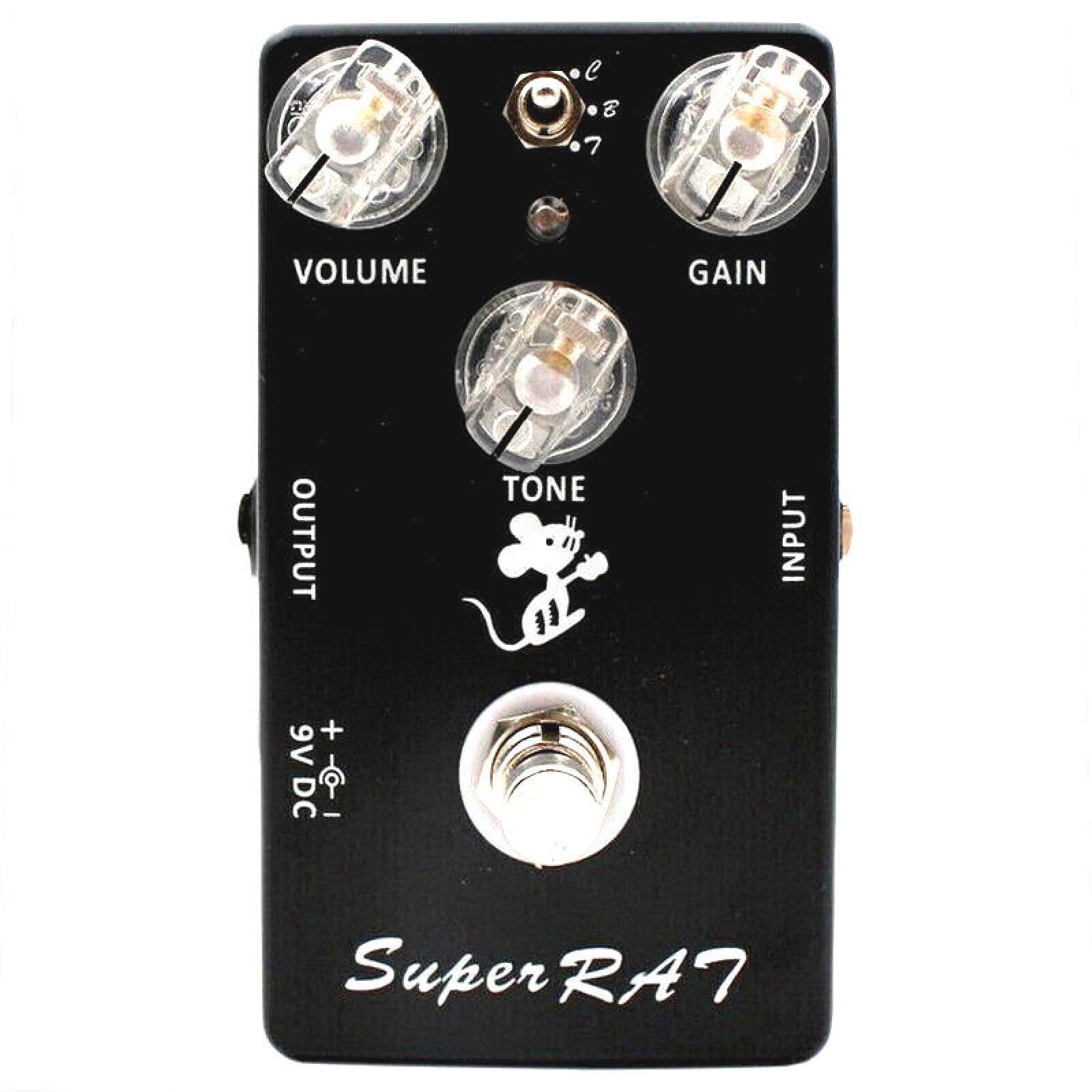 Mosky Super Rat Guitar Effect Pedal Hand-made Three Mode Effects