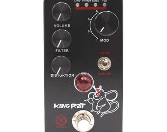 Mosky King Rat Guitar Effect Pedal Fuzz Distortion Volume Filter Distortion