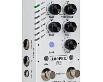 Mooer Looper X2 Guitar Effects Pedal + Power Supply - Etsy