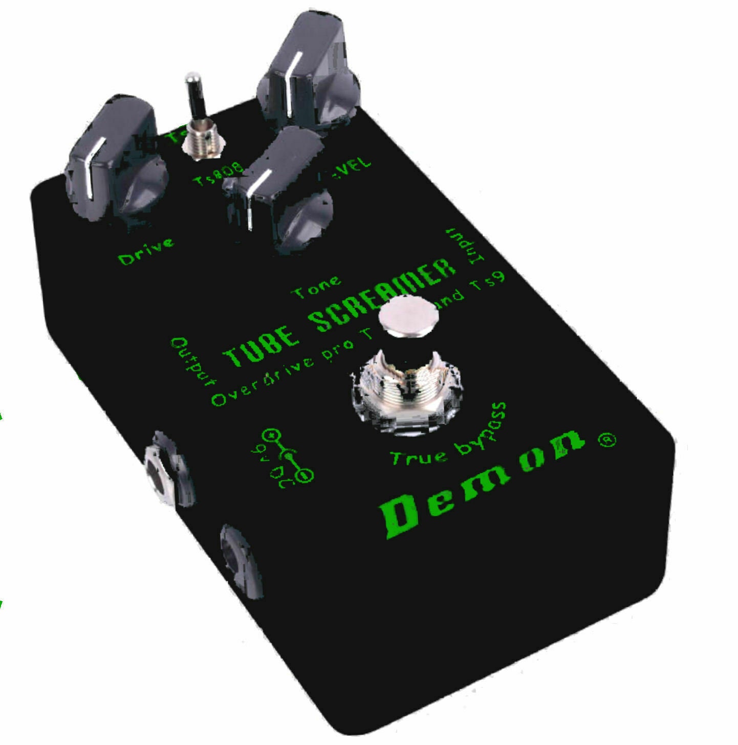Demonfx Demon Black Tube Screamer T8/T9 Overdrive