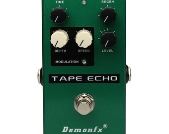 Demonfx TAPE ECHO + Modulation function Soundscape Machine Guitar Effect Pedal