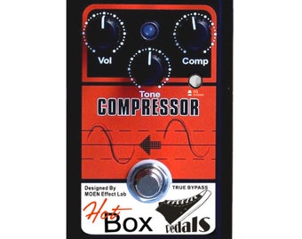 Hot Box HB-CP COMPRESSOR by Moen Analog Guitar Effect Pedal True Bypass Quality