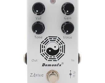 Demonfx Zdrive Overdrive Full punch and clarity Guitar Effect Pedal