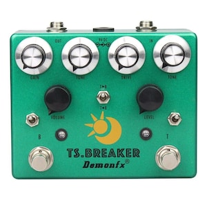 Demonfx TS.BREAKER guitar effect pedal Two Overdrive BLUESBREAKER And TS9 in one