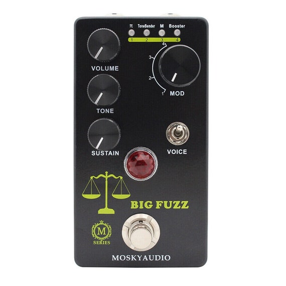 Mosky Big Fuzz ディストーション ギターエフェクトペダル ワントグル