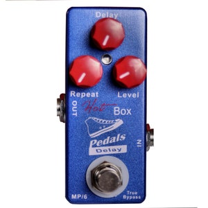 Hot Box MP/6 Analog Delay 450ms Guitar Effect Stomp-box Pedal True Bypass