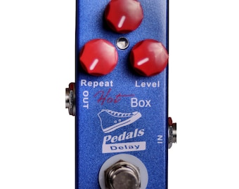 Hot Box MP/6 analoge delay 450 ms gitaareffect Stompbox-pedaal True Bypass