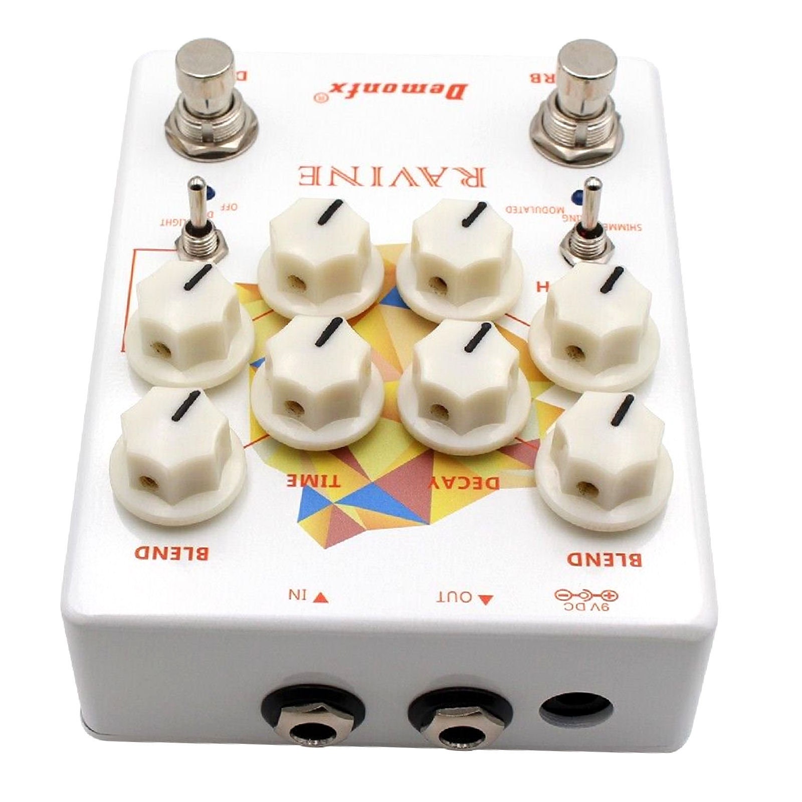 Demonfx RAVINE Reverb Delay Numerous Set Options Guitar Effect