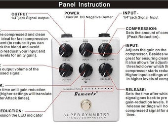 Demonfx SUPER SYMMETRY Compressor for Bass - Etsy