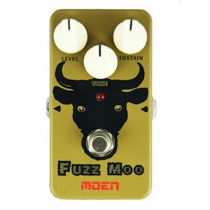 MOEN AM-FM Fuzz Moo Fuzz Pedal Creamy and Powerful with Sustain True Bypass