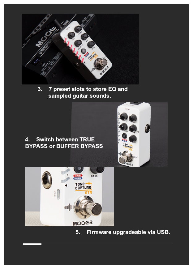 ギター MOOER Tone Capture GTR Mooer Tone Capture GTR - Captures the Tone of Your Guitar - Etsy