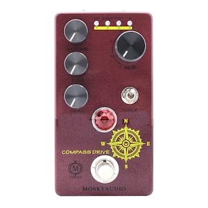 Pédale d&#39;effets pour guitare Mosky COMPASS DRIVE basée sur un circuit analogique Prince Tone