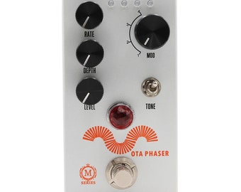 MOSKY OTA Phaser Pedal,4 Mode Phase Effect Pedal with Rate/Depth/Level/Tone Knob