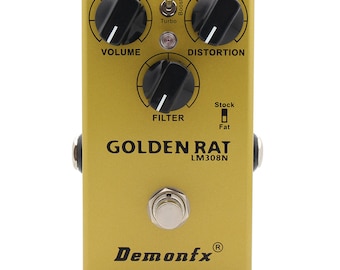 Demonfx Golden Rat Distortion w/Toggle Option