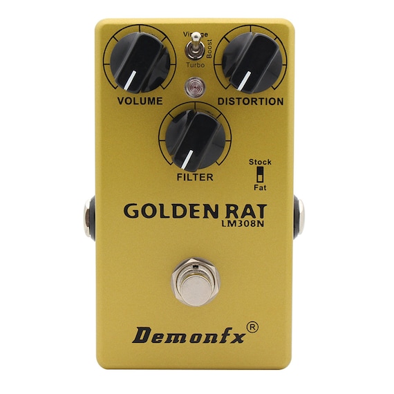 Demonfx Golden Rat Distortion W/toggle Option - Etsy