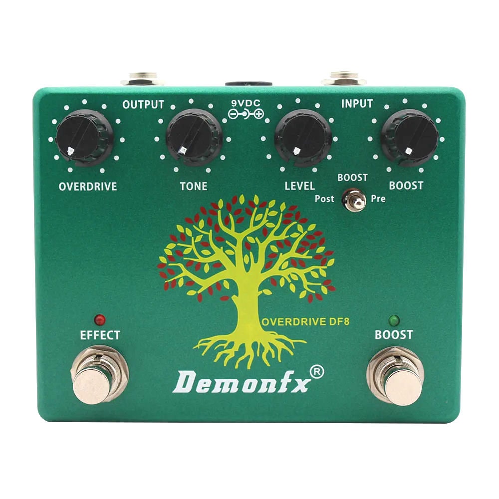 Demonfx DF8 Overdrive Guitar Effect Pedal Overdrive Boost Tube