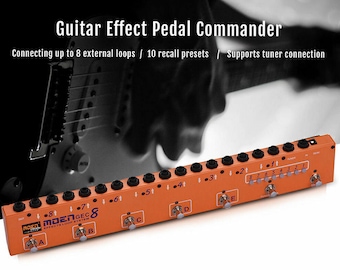 Moen-canada GEC8 Orange Effect-pedal-commander-effects-loop-system