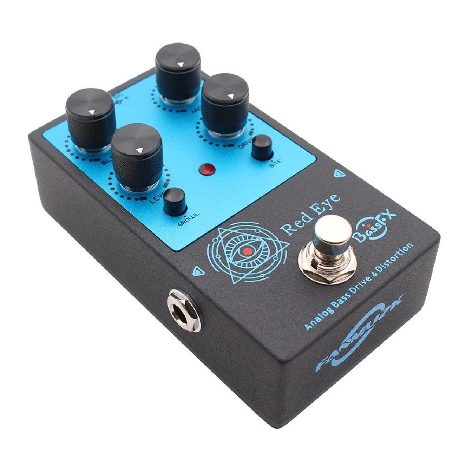 Fanmuzk/demonfx Red Eye Analog Bass Drive Distortion Effect Pedal
