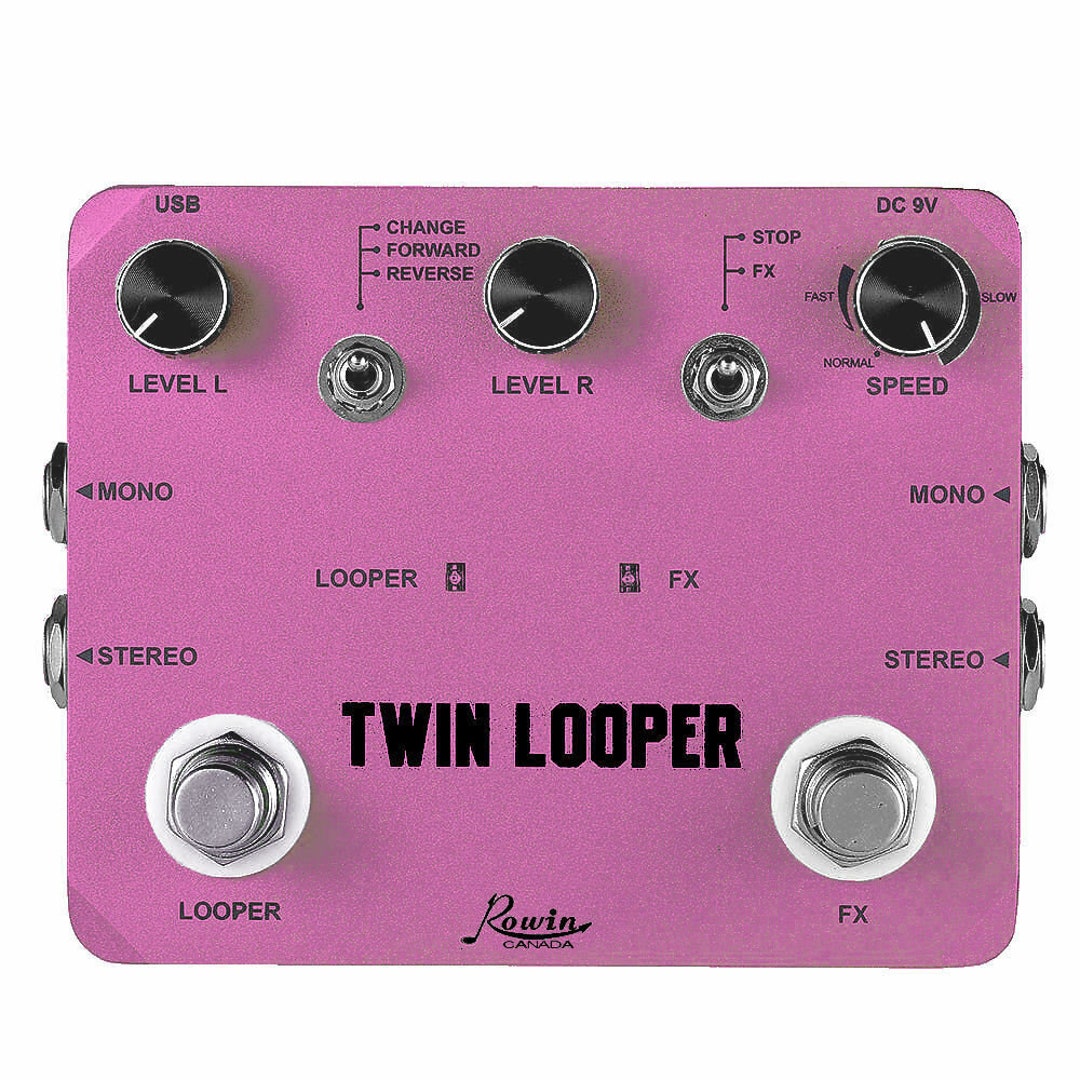 Rowin TWIN LOOPER ルーパー Amazon.com: Rowin Twin Looper Station Electric Guitar Effect