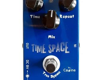 Caline Canada Time Space CP-17 PLUS Echo Delay Guitar Effects Pedal 600ms Max New Vers