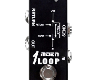 MOEN 1 Loop NLP1 Mini Guitar Single Loop Routing Pedal - Routing Effects