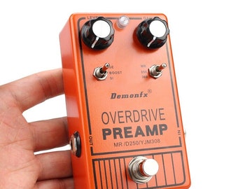 R-26 MONOMYTH PEDALE Preamplificatore Bassi Canale Overdrive Con - Foto 10