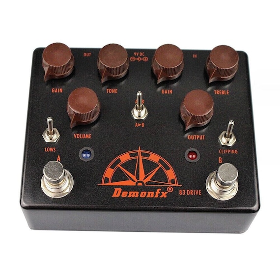 Demonfx 83 DRIVE Guitar Effect Pedal Overdrive BLUES BREAKER