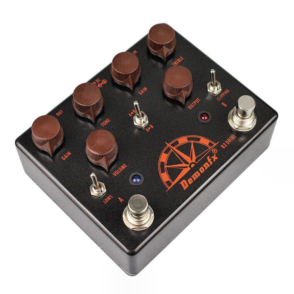 Demonfx 83 DRIVE Guitar Effect Pedal Overdrive BLUES BREAKER and