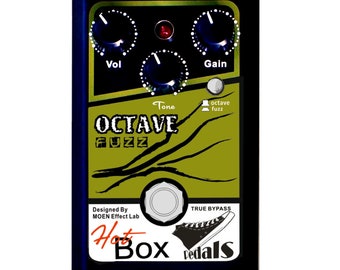 Hot Box HB-OF OCTAVE and Fuzz Analog Guitar Effect Pedal True Bupass