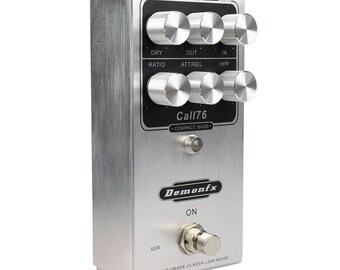 Demonfx CALL76 コンパクトベースコンプレッサーエフェクトペダル
