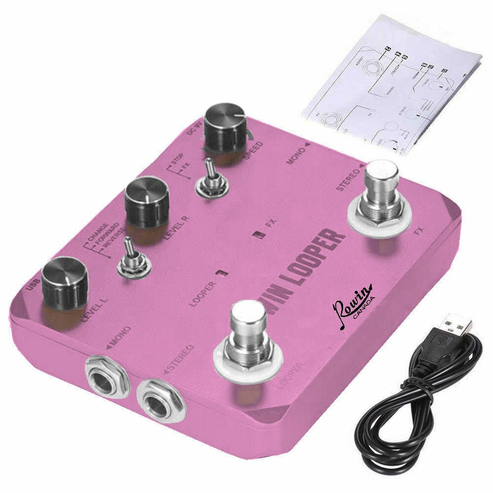 Rowin Canada ツイン ルーパーおよびレコーディング ギター