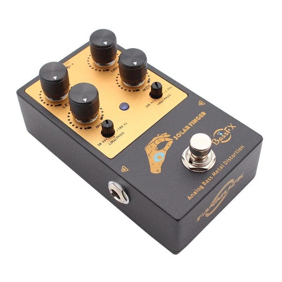 【レア】BassFX Solar Finger ベースディストーション Fanmuzk/demonfx Solar Finger Bass Pedal Metal Distortion With Low