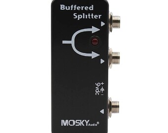 Mosky Buffered Splitter Guitar Bass Effect Pedal Tone Saver Buffer Pedal