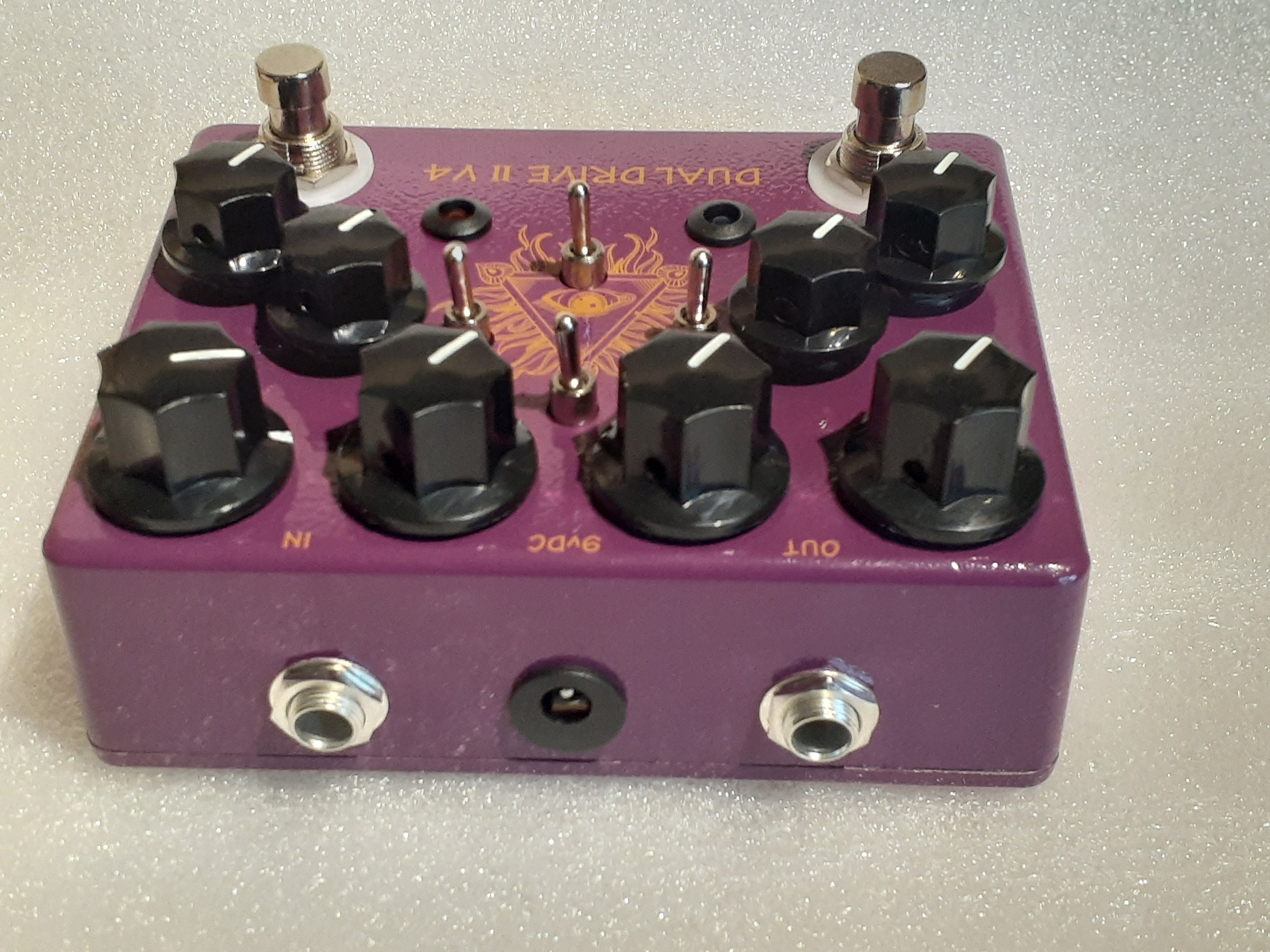 Hot Box Pedals HB-DD Dual Drive II V4 Overdrive Dist High Gain 4