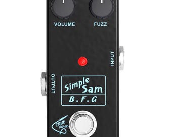 Simple Sam B.F.G Blue Faze Guitar Effect Pedal True Bypass Astounding Tone