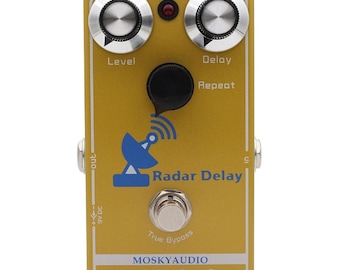 Mosky Radar Delay Hand-wired Analog Guitar Effects Pedal Based on MAD Deep Blue