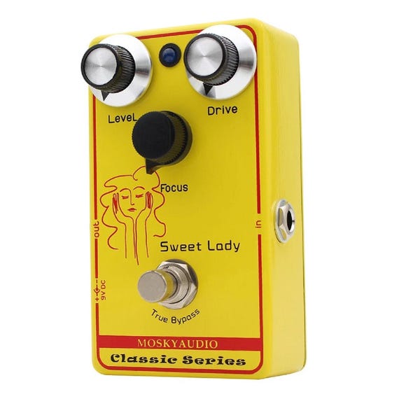 Mosky Sweet Lady Hand-wired Overdrive Sweet Honey Style PRO Guitar