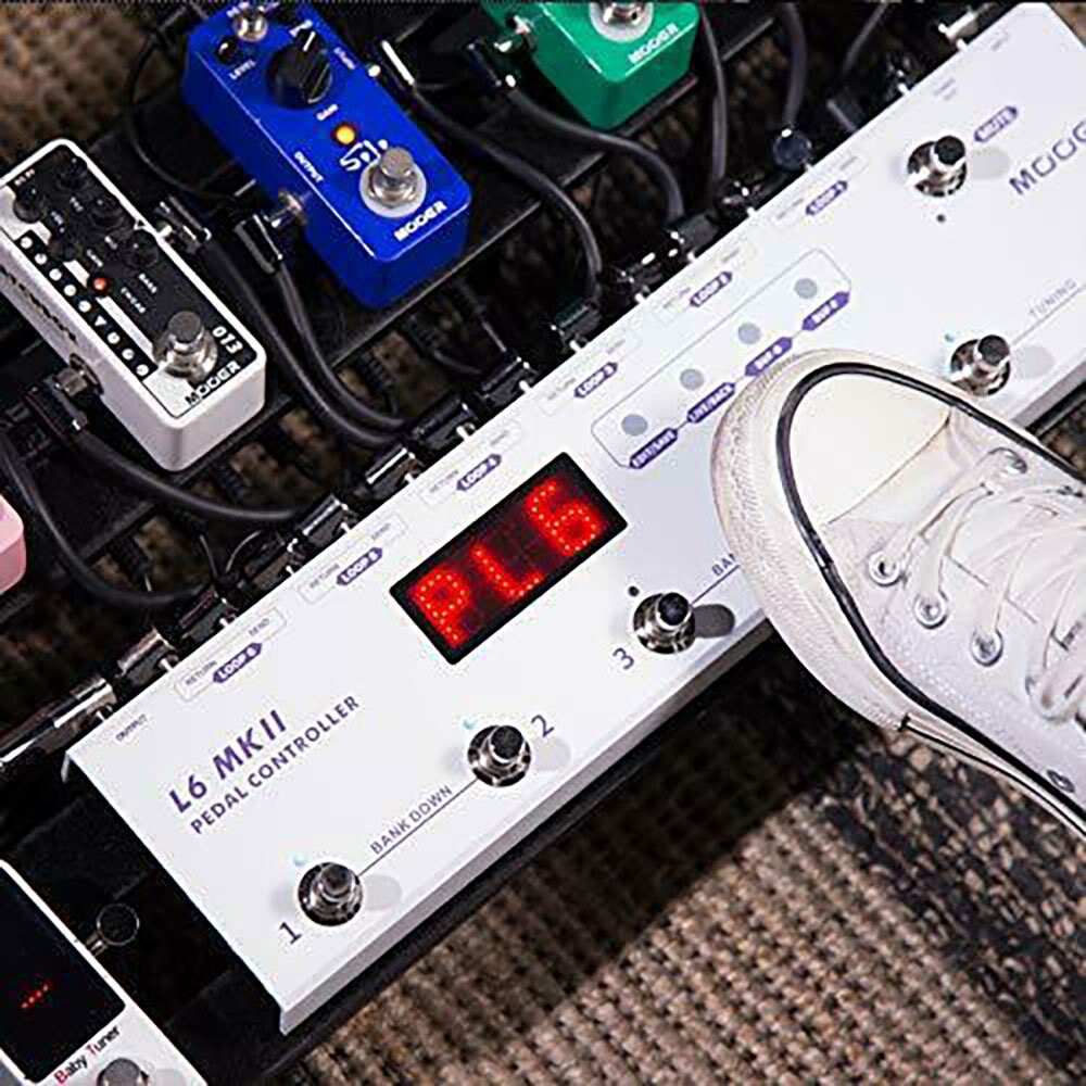 MOOER ペダル コントローラー L6 MKII プログラマブル ループ