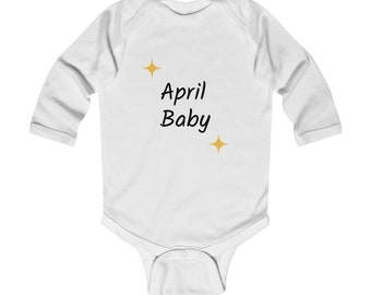 April Baby - Body à manches longues pour bébé