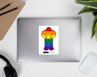 Gay Pride Golem Sticker