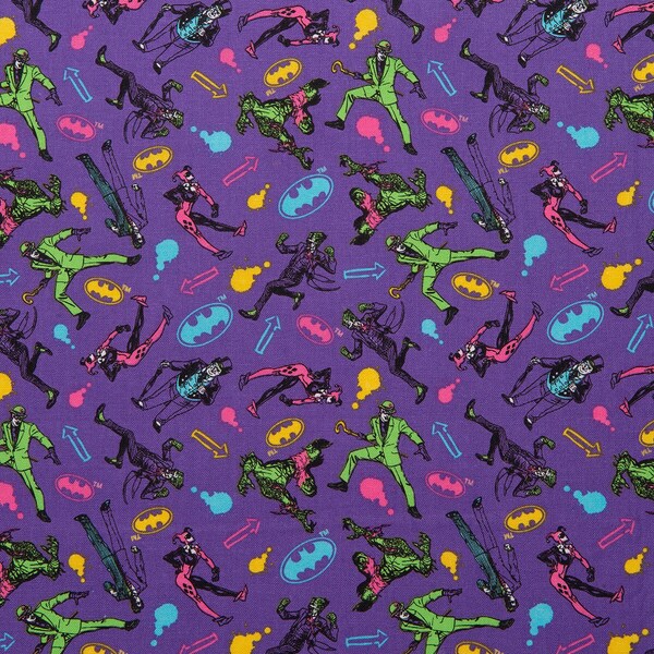 Joker Harly Quinn Fabric Etsy